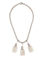 MM6 Maison Margiela collier à pendentifs arbre - Argent