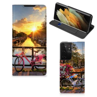 Samsung Galaxy S21 Ultra | Book Cover | Amsterdamse Grachten