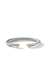 David Yurman bracelet Cable en or 18ct serti de diamants - Argent - thumbnail