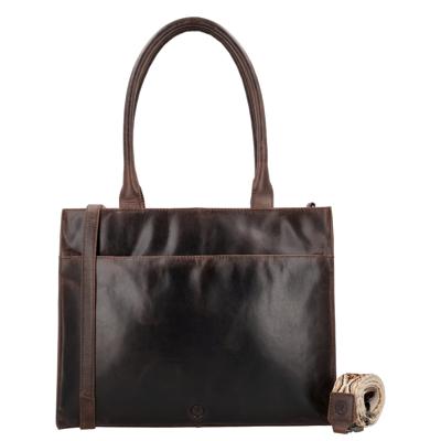 Hide & stitches next navajo laptoptas 15,6 inch-Dark Tan