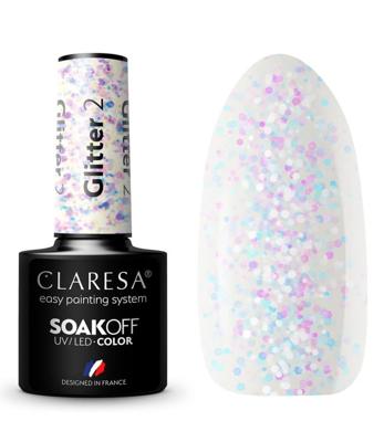 Claresa uv/led gellak 5ml glitter 2