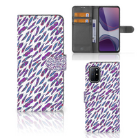 OnePlus 8T Telefoon Hoesje Feathers Color - thumbnail