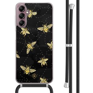 Samsung Galaxy A14 hoesje met koord - Bee happy