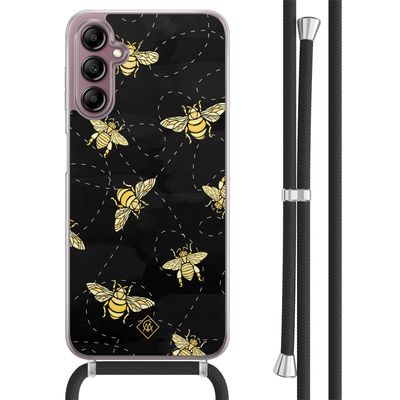 Samsung Galaxy A14 hoesje met koord - Bee happy