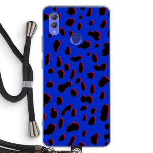 Blue Leopard: Honor Note 10 Transparant Hoesje met koord