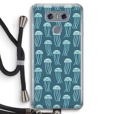 Kwallie: LG G6 Transparant Hoesje met koord