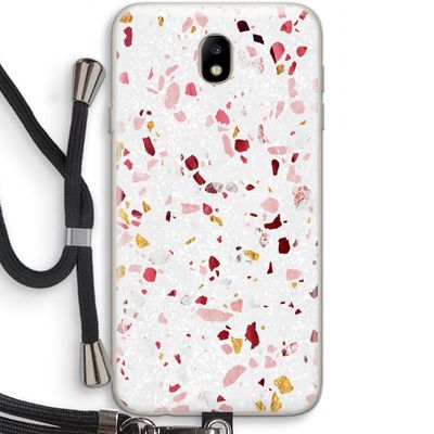 Terrazzo N°9: Samsung Galaxy J7 (2017) Transparant Hoesje met koord