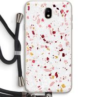 Terrazzo N°9: Samsung Galaxy J7 (2017) Transparant Hoesje met koord