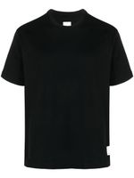 Emporio Armani t-shirt en coton à patch logo - Noir