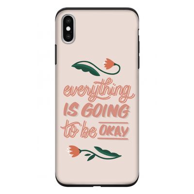 Optimistic flower girl: iPhone XS Max Tough Case