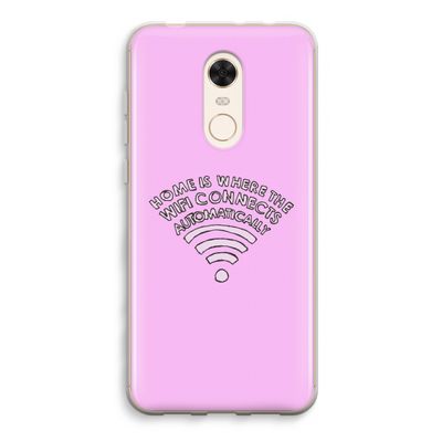 Home Is Where The Wifi Is: Xiaomi Redmi 5 Transparant Hoesje