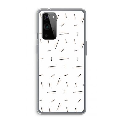 Hipster stripes: OnePlus 9 Pro Transparant Hoesje