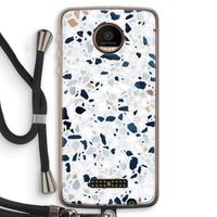 Terrazzo N°1: Motorola Moto Z Force Transparant Hoesje met koord