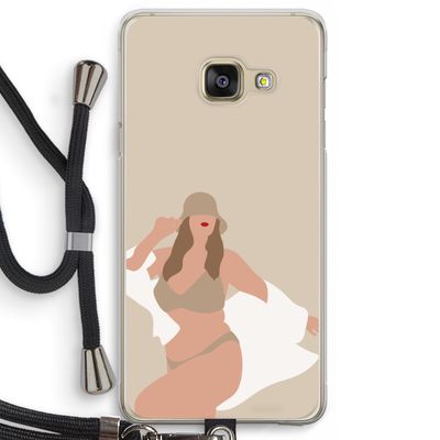 One of a kind: Samsung Galaxy A3 (2016) Transparant Hoesje met koord