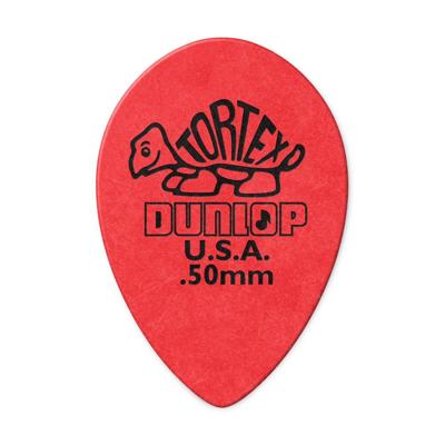 Dunlop Tortex Small Teardrop 0.50mm Plectrum - Per Stuk