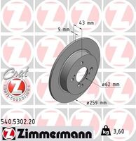Remschijf Coat Z 540530220