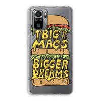 Big Macs Bigger Dreams: Xiaomi Redmi Note 10S Transparant Hoesje
