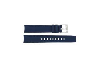 Horlogeband Hamilton H77705345 / H600776137 Rubber Blauw 20mm