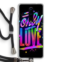 Only Love: OnePlus 8 Transparant Hoesje met koord