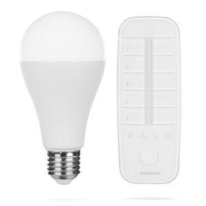 Smartwares HW1601R HW1601R LED A65 E27 7W renkli + uzaktan kumanda