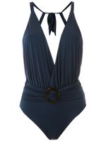 Brigitte maillot de bain à détail de boucle - Bleu - thumbnail