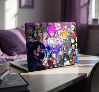 Anime-personages laptop sticker