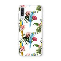 Kleurrijke papegaaien: Samsung Galaxy A70 Transparant Hoesje