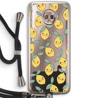 Citroenen: Motorola Moto G6 Transparant Hoesje met koord