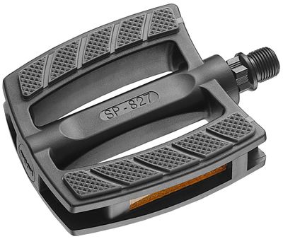Union pedalen sp-827 kunststof zwart op kaart