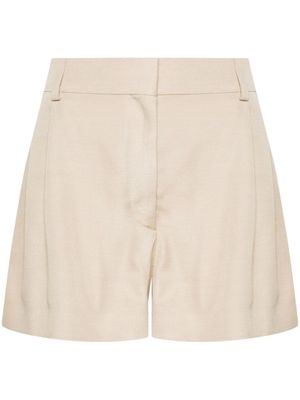 Stella McCartney short court à pinces - Tons neutres