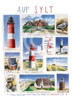 Kunstdruk Andy Airfix - Auf Sylt 50x70cm