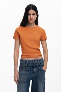 3D-logo T-shirt - ORANGE - M