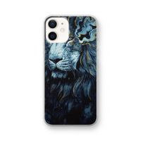 Darkness Lion: iPhone 12 Transparant Hoesje
