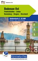 Wandelkaart 44 Outdoorkarte Bodensee Oost | Kümmerly & Frey Wandelkaart 44 Outdoorkarte Bodensee Oost | Kümmerly & Frey