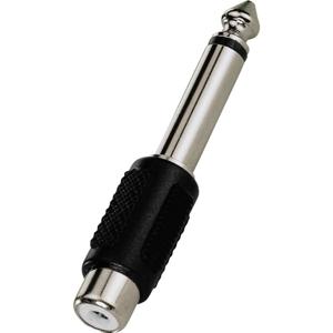 Monacor NTA-175 Audio Adapter [1x Jackplug male 6,3 mm - 1x Cinch-koppeling]