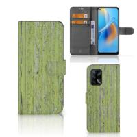 OPPO A74 4G | Book Style Case | Green Wood
