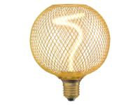 OSRAM Filamentlamp met metalen behuizing (goud/rond)