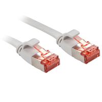 LINDY 47554 RJ45 Netwerkkabel, patchkabel CAT 6 U/FTP 5.00 m Grijs 1 stuk(s) - thumbnail