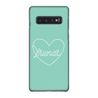 Friends heart pastel: Samsung Galaxy S10 4G Volledig Geprint Hoesje