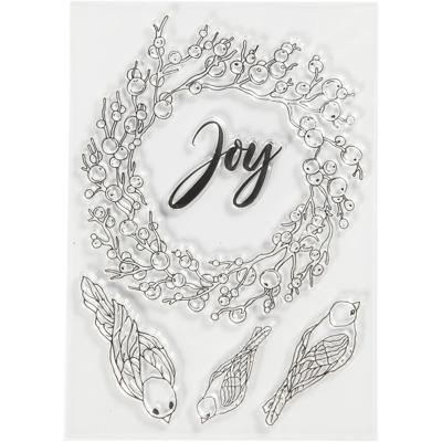 Viva Decor Silicone stempels, joy, afm 10,5x15 cm, 1 vel