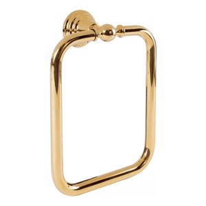 Handdoek ring Clasic | Wandmontage | 18.2 cm | 24k Goud glans