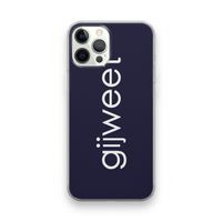 Gijweet: iPhone 12 Pro Transparant Hoesje
