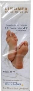 Silversoft Diabetes sok gelprotect zwart 42/44 (1 Paar)
