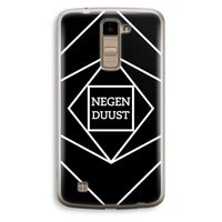 Negenduust geometrisch: LG K10 (2016) Transparant Hoesje