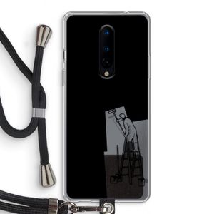 Musketon Painter: OnePlus 8 Transparant Hoesje met koord