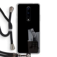 Musketon Painter: OnePlus 8 Transparant Hoesje met koord