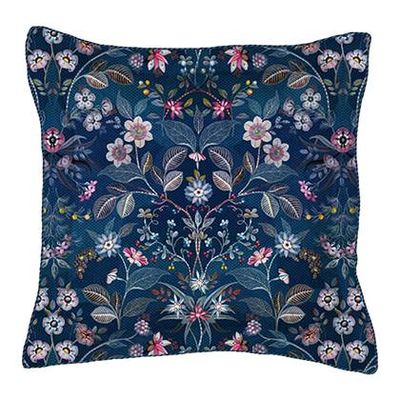Pip Studio Mirrorama Sierkussen 45 x 45 cm - Donkerblauw