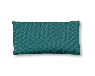 HIP Kussensloop "mandala&apos;s en veren" - Groen - (40x80 cm) - Katoen Satijn