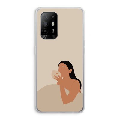 Fresh coffee: Oppo A95 5G Transparant Hoesje