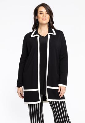 Yoek Vest Zwart/Wit | Zwart | Maat 54/56